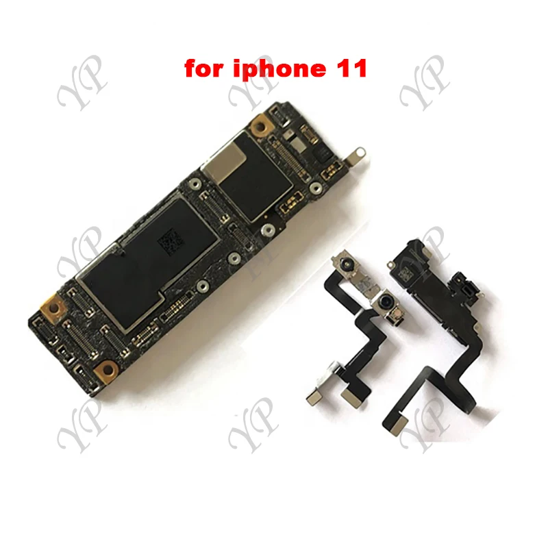 Fully Tested Authentic Motherboard For iPhone 11 Pro Max 64g/256g Unlocked Mainboard With Face ID Cleaned iCloud Fast Shipping