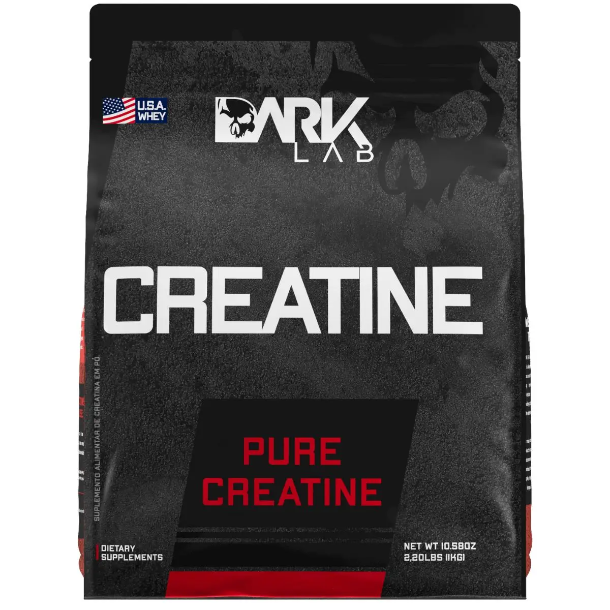 Creatine Monohydrate Pure Refill 1Kg Dark Lab - Creatine Pure 100% Creatine