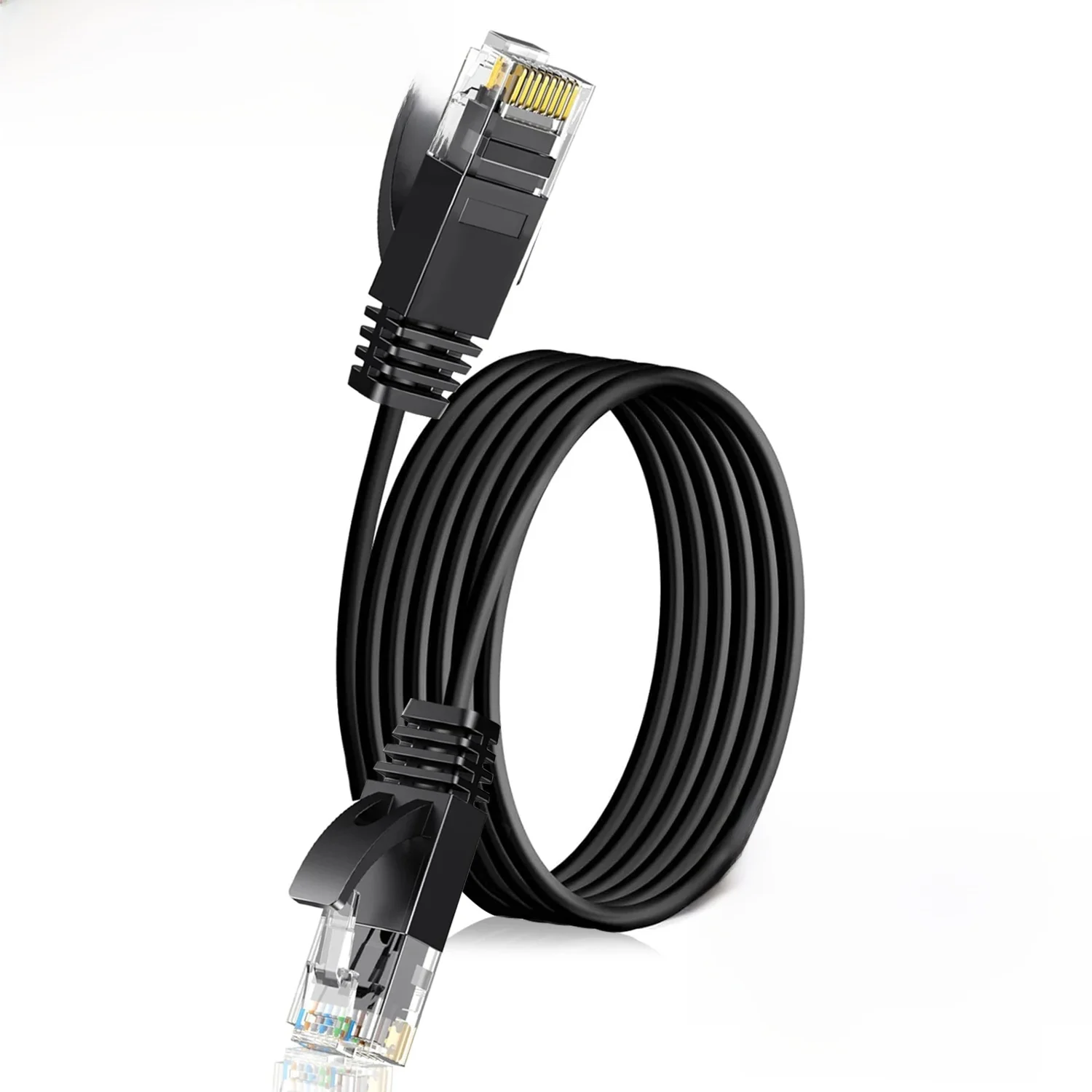 D-Sunty Cat6A Kabel Ethernet 10 Gb/s Kabel Lan UTP RJ45 Smukły kabel sieciowy do modemu Kabel routera Ethernet Cat 6A — zdjęcie produktu 7