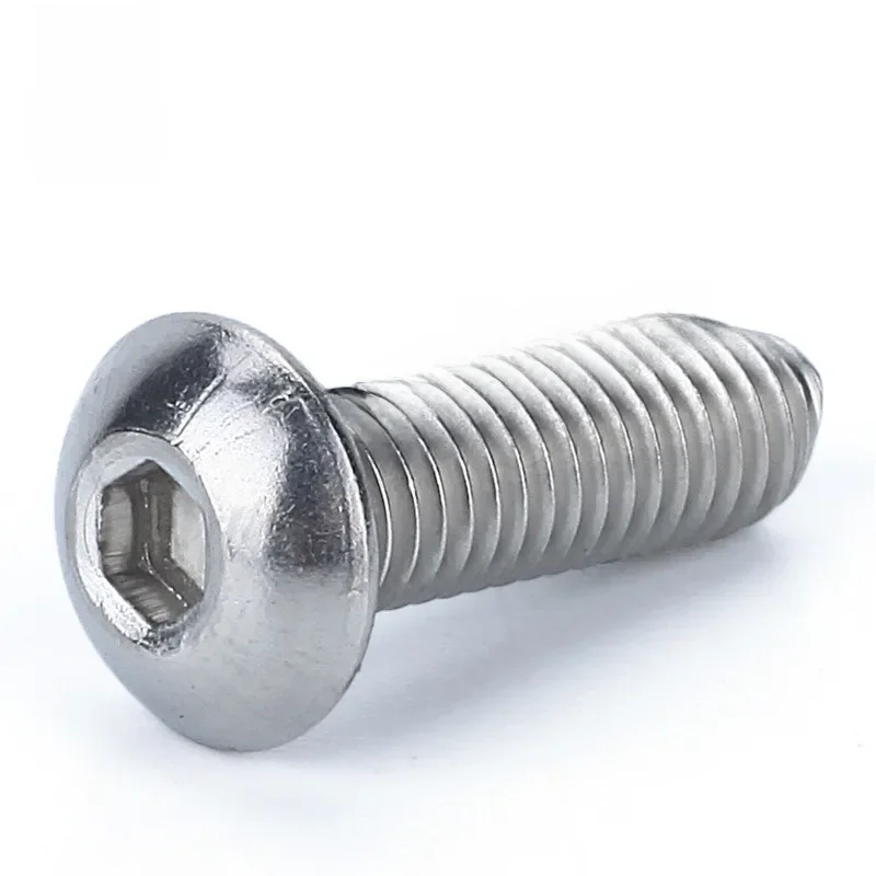 100 stücke oder 50 stücke iso7380 m2 m 2,5 m3 m4 m5 m6 schraube A2-70 knopf kopf buchse schraube