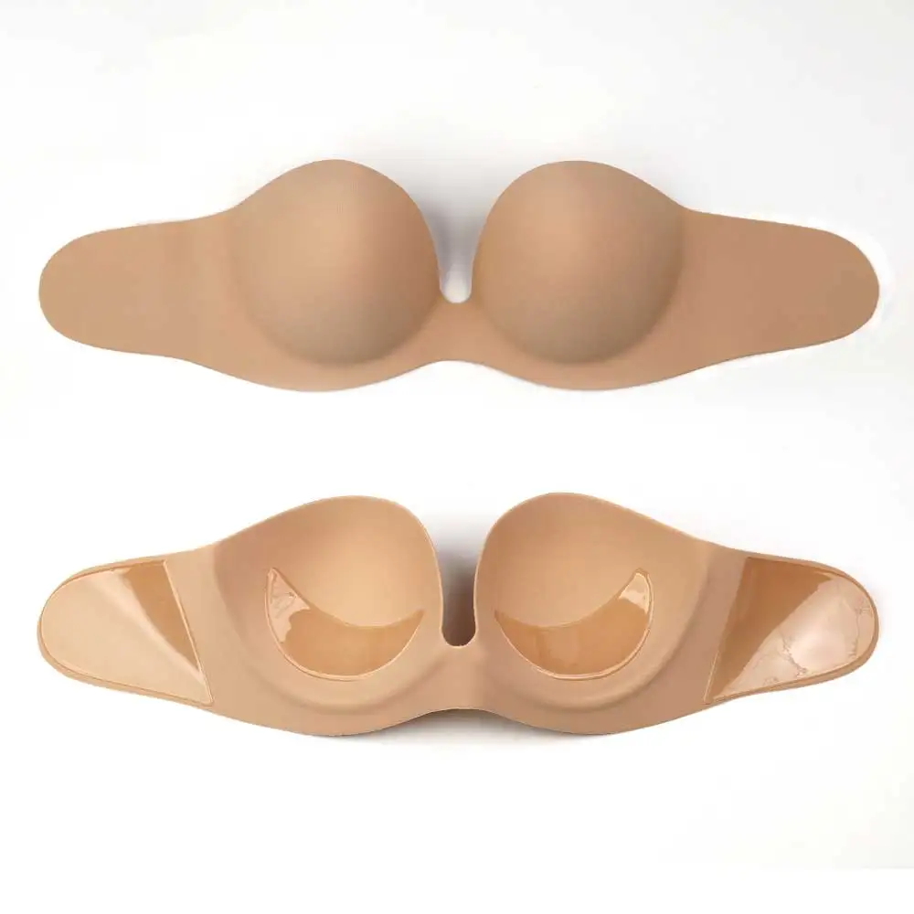 [Rachels] 1 side push-up volume nude bra