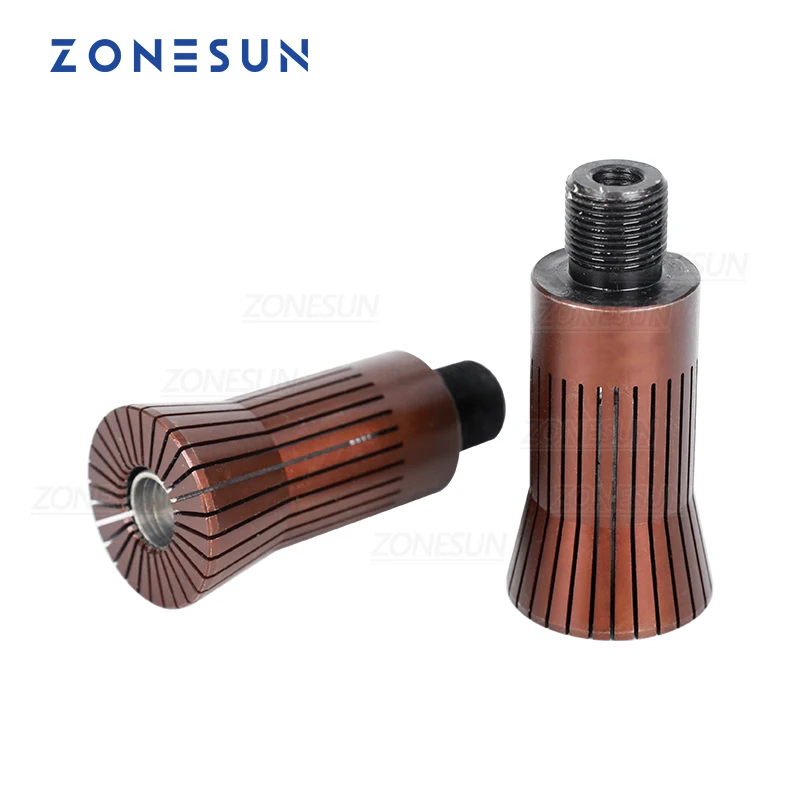 ZONESUN Capping Head Chuck For New Perfume Cap Crimping Machine Capper Metal Cap Press Capping Machine