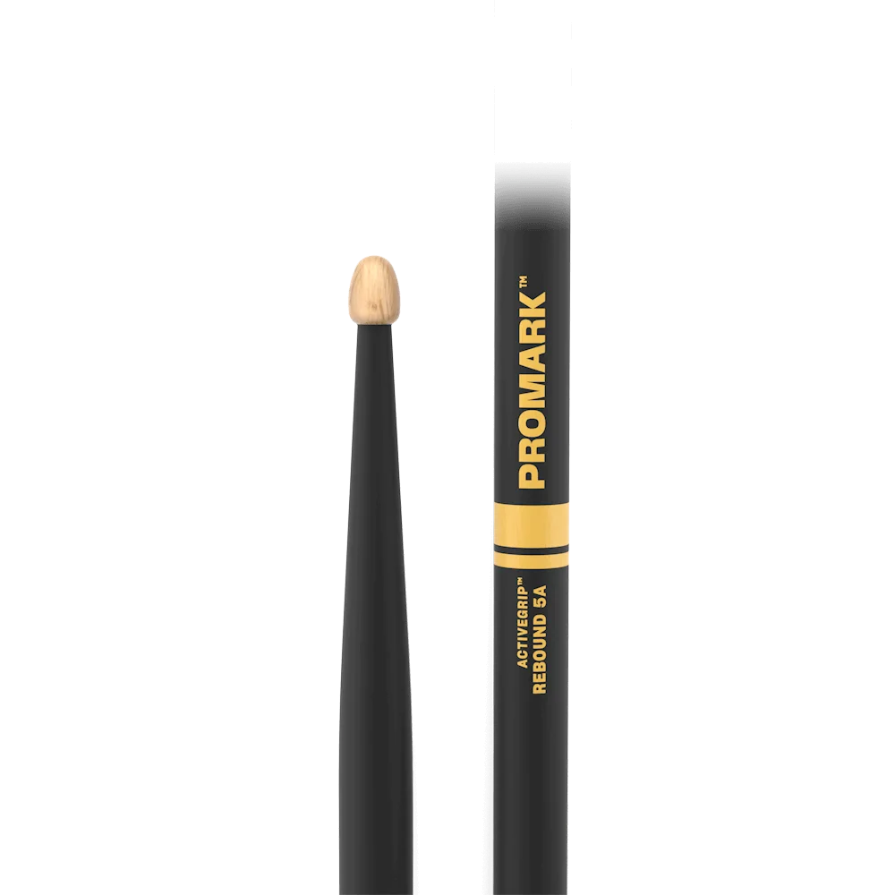 Promark by D\'addario Select Balance Forward/Rebound 5A/7A ActiveGrip Acorn Wood Tip Drumsticks