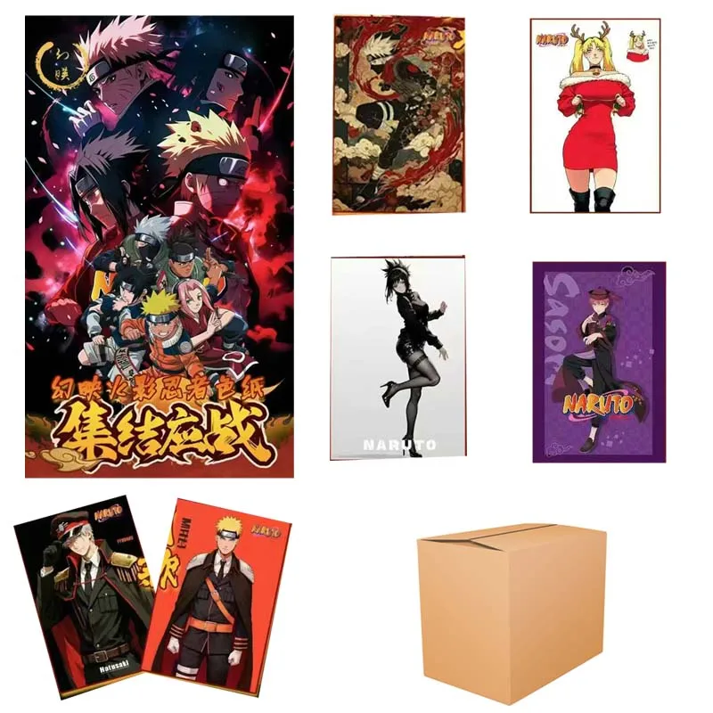 

Huanying Cultural Creation Наруто Коллекционные карты Booster Box Различные стили Акриловая бумага Детские игрушки Игральные карты Настольные игры