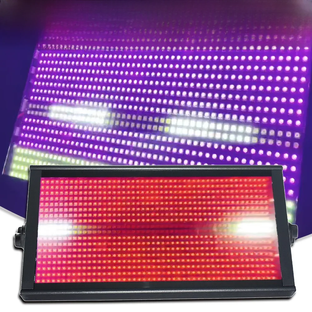 YUER 200W LED 48+8 RGB + White Strobe Washing Effect Stage Lighting Party Dj Disco Indoor Club Bar Strobe Lights DMX Control — zdjęcie 2