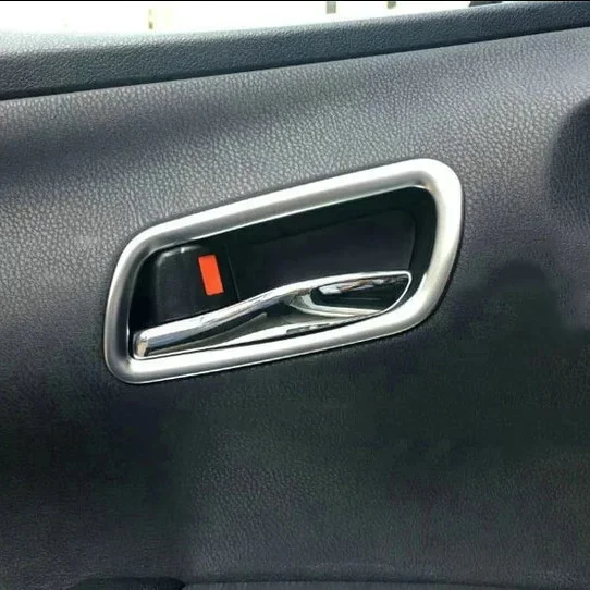 For 2016-2022 Toyota Prius Prime PHV Interior Matte Chrome Door Handle Cover Trims Molding