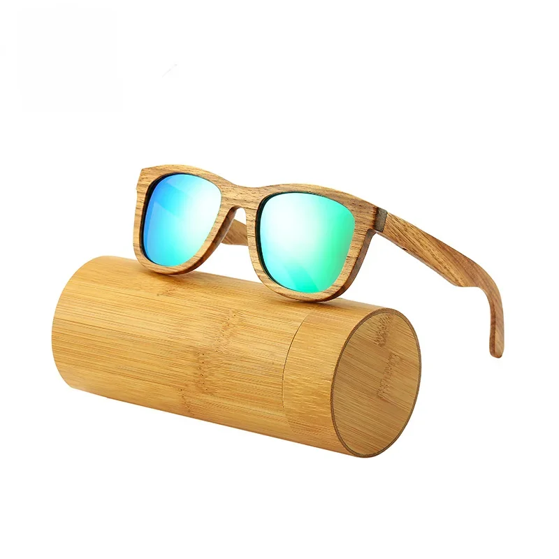 Een Swallow Retro Gepolariseerde Zebra Hout Zonnebril UV400 Luxe Brand Design Zonnebril Mannen Handgemaakte Houten Zonnebril Vrouwen - afbeelding 2