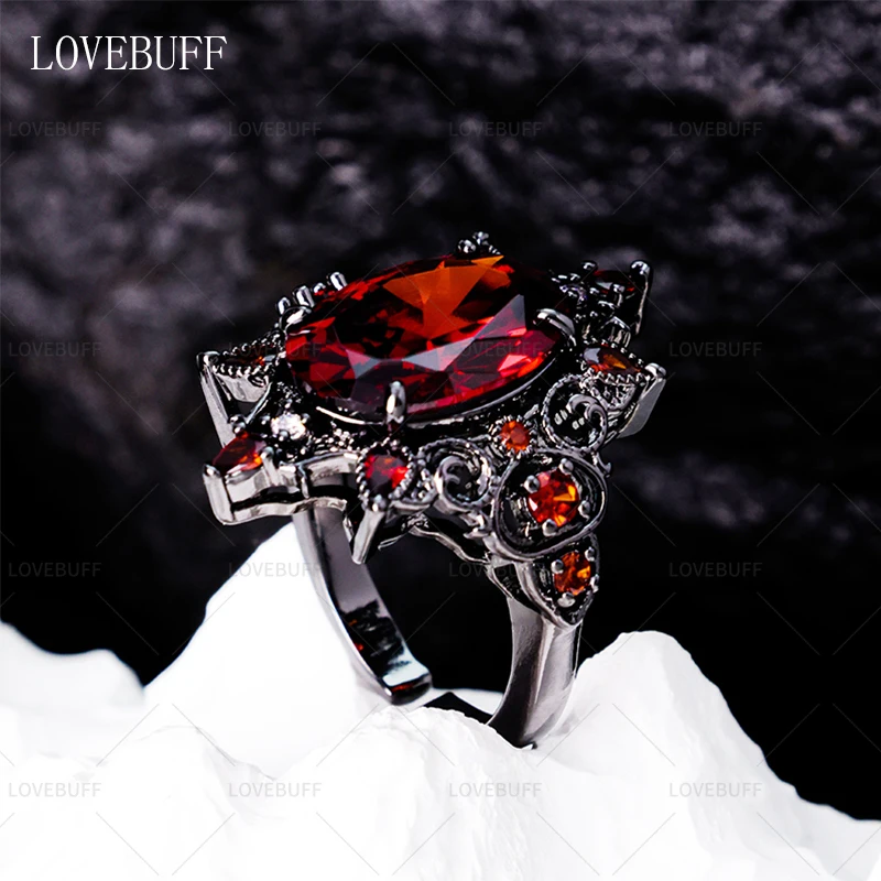 LOVEBUFF LAD Sylus: Abyssal Mark Red Gem Ring