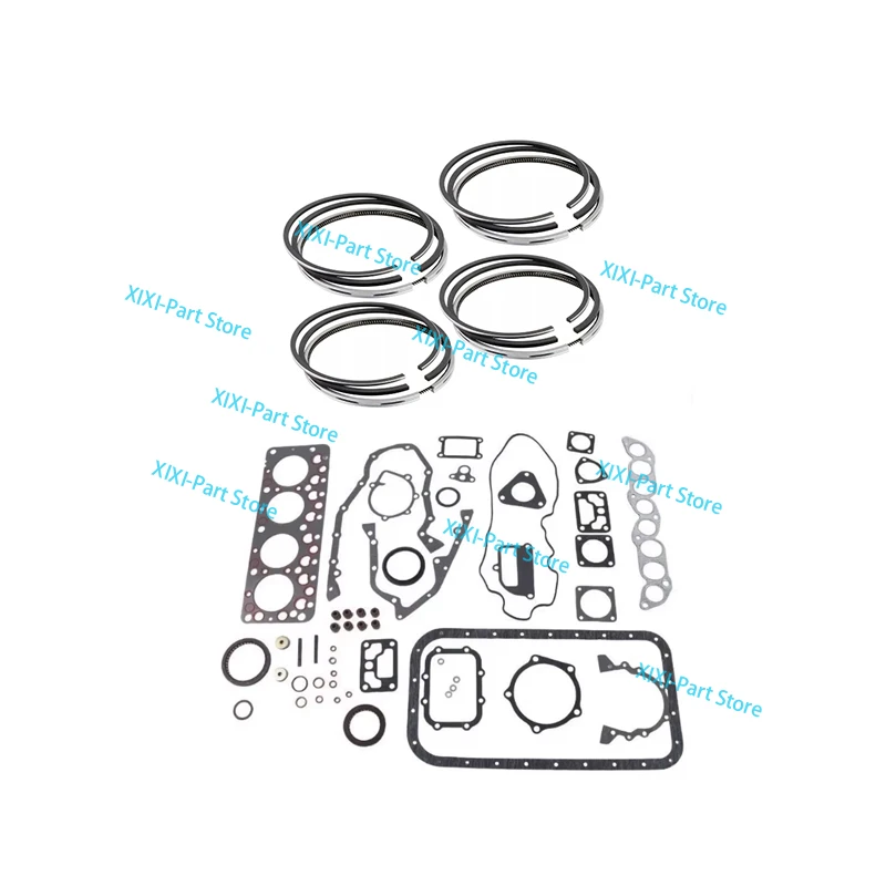 

SD22 Full Gasket Kit Set+Piston Ring 83*2.5+2+4.5For Nissan 4-cylinder Engine Cylinder Head Gasket Overhaul Rebuild Kit