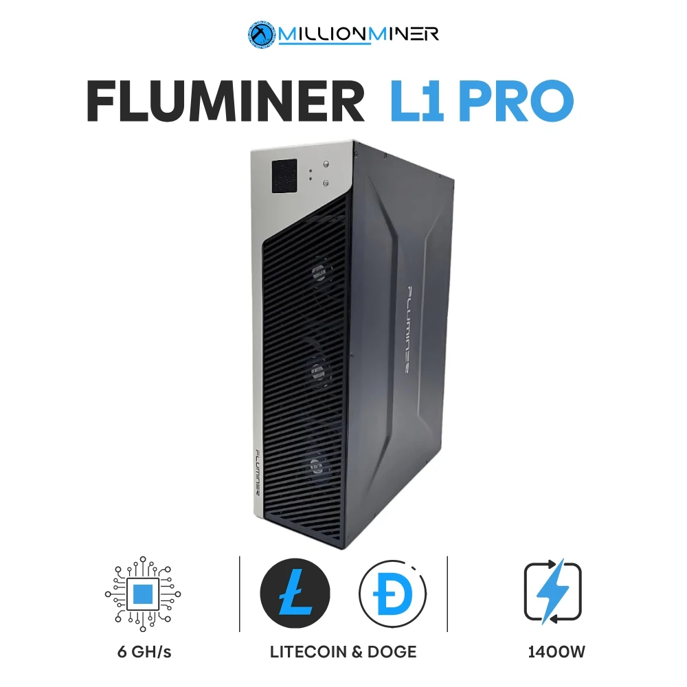 CP BELI 3 DAPATKAN 2 GRATIS Baru Fluminer L1 Pro 6Gh/s DOGE LTC BEL Coin Miner 1400W 110-240V TERSEDIA