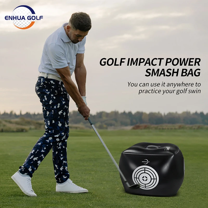 Golf Swing Trainer Smash Bag New Design Water/Air Filling Set Power Hitting Durable Bag Multifunctional Practice Impact Trainer