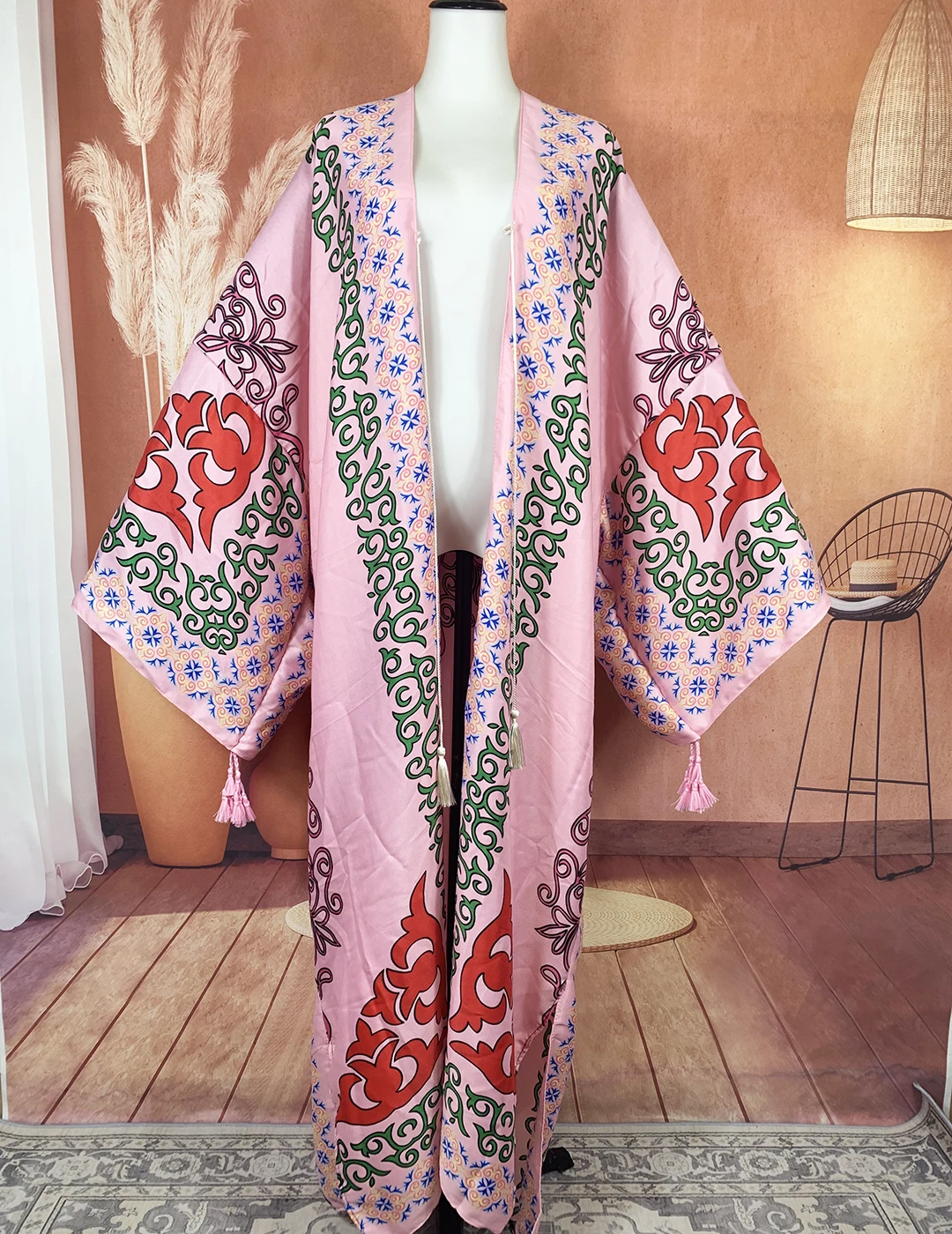 Beautiful 2022 New Fashion Autumn Winter Europe Women's Long Sleeve Duster Coat African Lady Beach Bikini Cover Up For Holiday