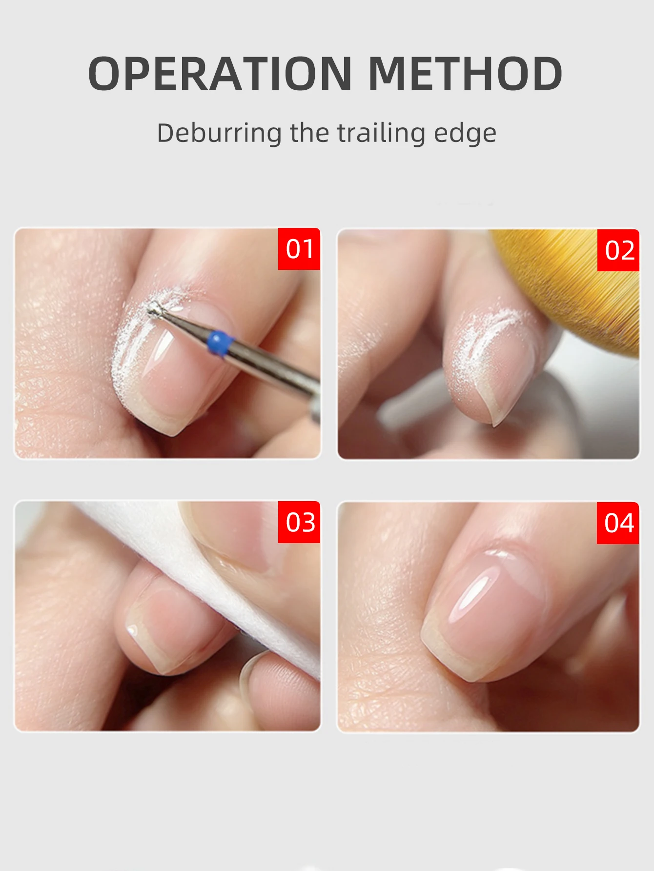 1/3/7/12 قطعة المهنية مسمار مثقاب الخشب ارتداء مقاومة ملف الأظافر ملحق ل مانيكير باديكير مسمار أداة فنية #6