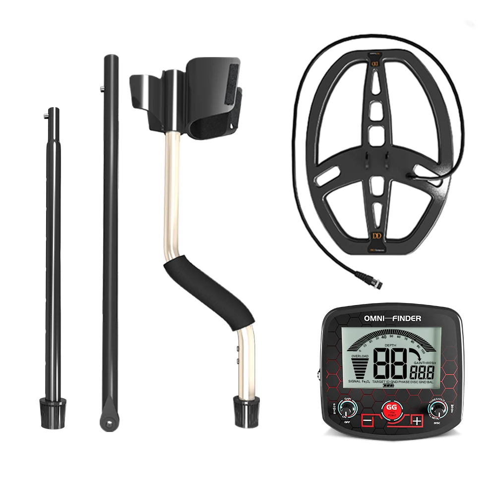 Metal Detector sotterraneo T-850 ricerca bobina impermeabile professionale cercatore d'oro cacciatore di tesori Display LCD alta sensibilità