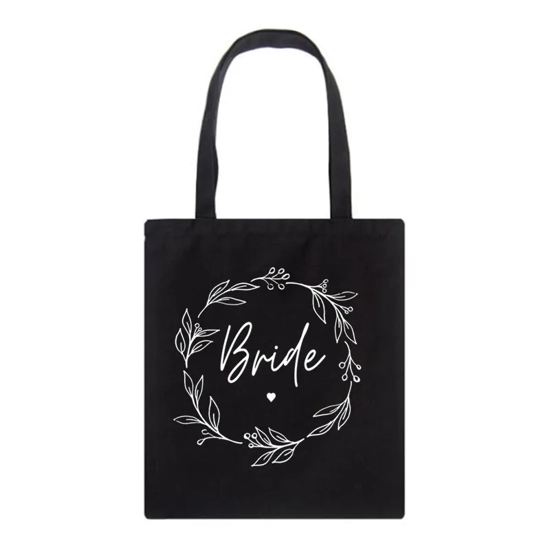 Bridesmaid Gift Bags Bridal Shower Gift Bachelorette Party Hand Bags Wedding Decoration Team Bride To Be Shoulder Bag Tote Bag