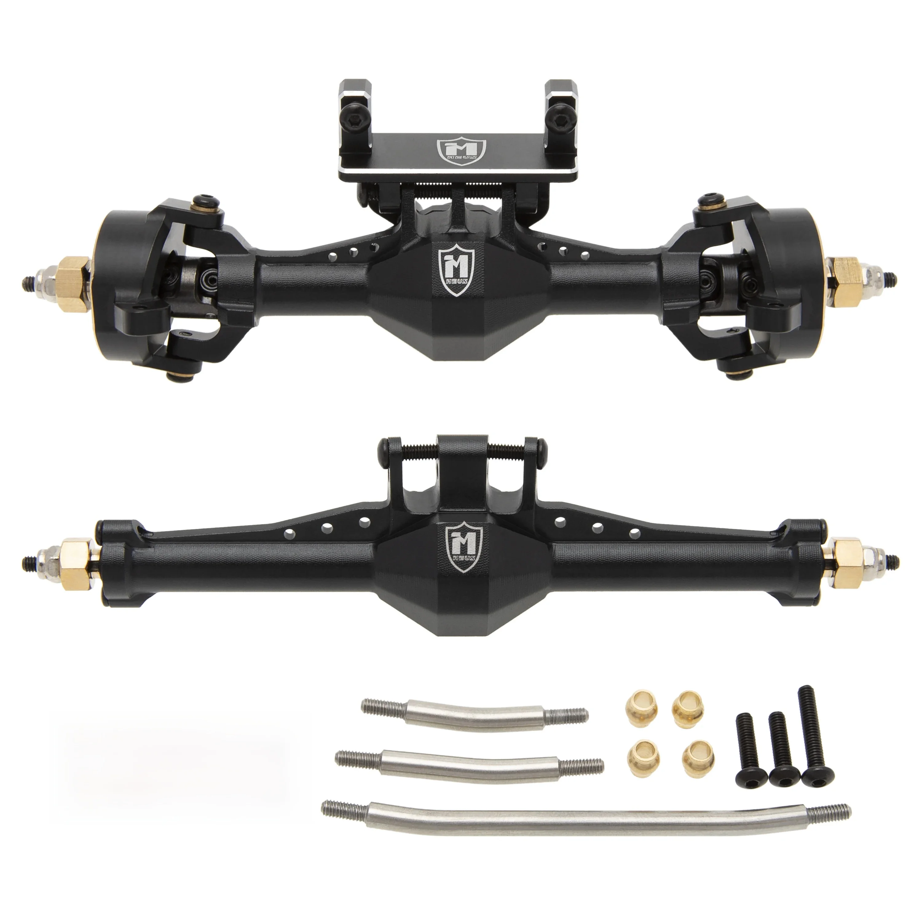 MEUS Racing Isokinetic 3-sekcyjne osie przednie i tylne CVD Maksymalny kąt skrętu 52 °   Szeroki +5MM dla TRX4M Upgrade 1/18 RC Crawle — zdjęcie 2