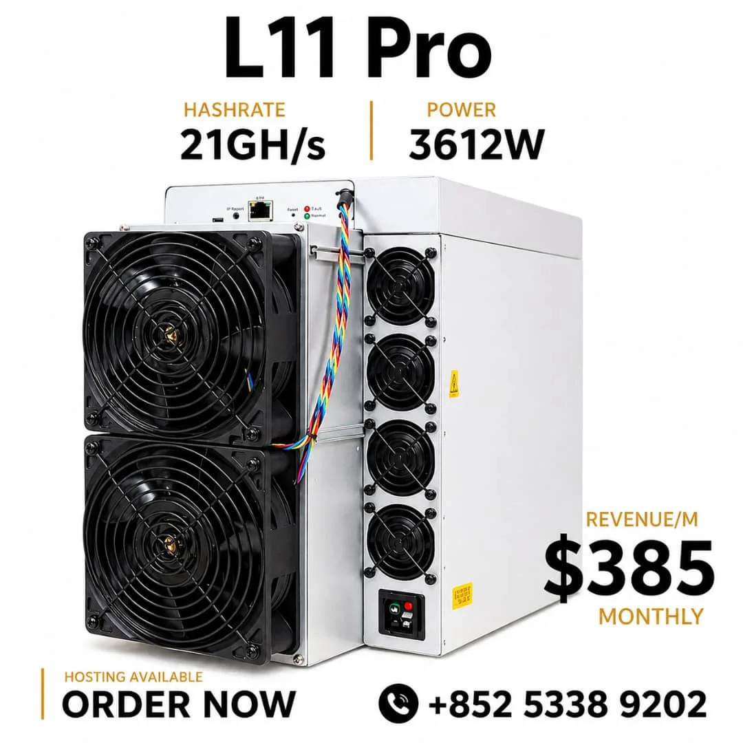 

ВПЕРЕД‼️‼️ Блок питания в комплекте _ При покупке 4-х штук — 1 бесплатно Antminer L11 Pro 21GH | Мощность 3612 Вт | Доступна быстрая доставка