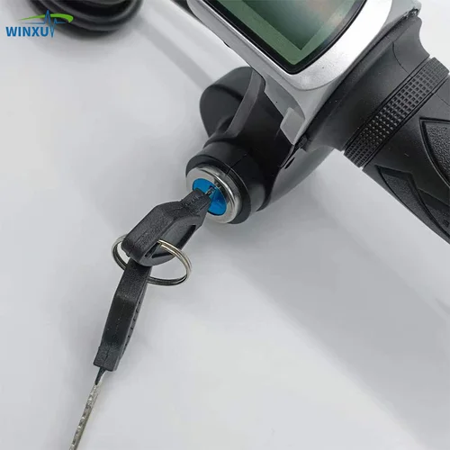 Imagen 2 del producto Acelerador de giro del acelerador con pantalla LCD de velocidad de 24V 36V 48V para bicicleta eléctrica Scooter motocicleta