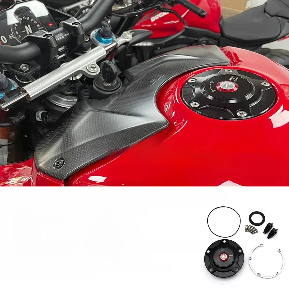 Staaf Aluminium Tankdop Voor Ducati Diavel V4 Panigale V2 V4 Streetfighter V2 V4 - afbeelding 2