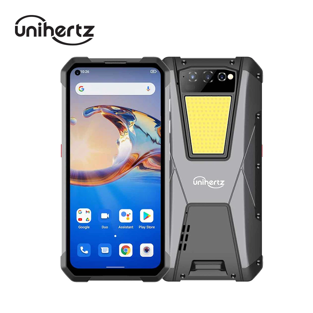 unihertz tanque smartphone robusto bateria grande 4g camera 108mp impressao digital carregamento rapido 66w standby 2380 horas chamadas 150 horas 01