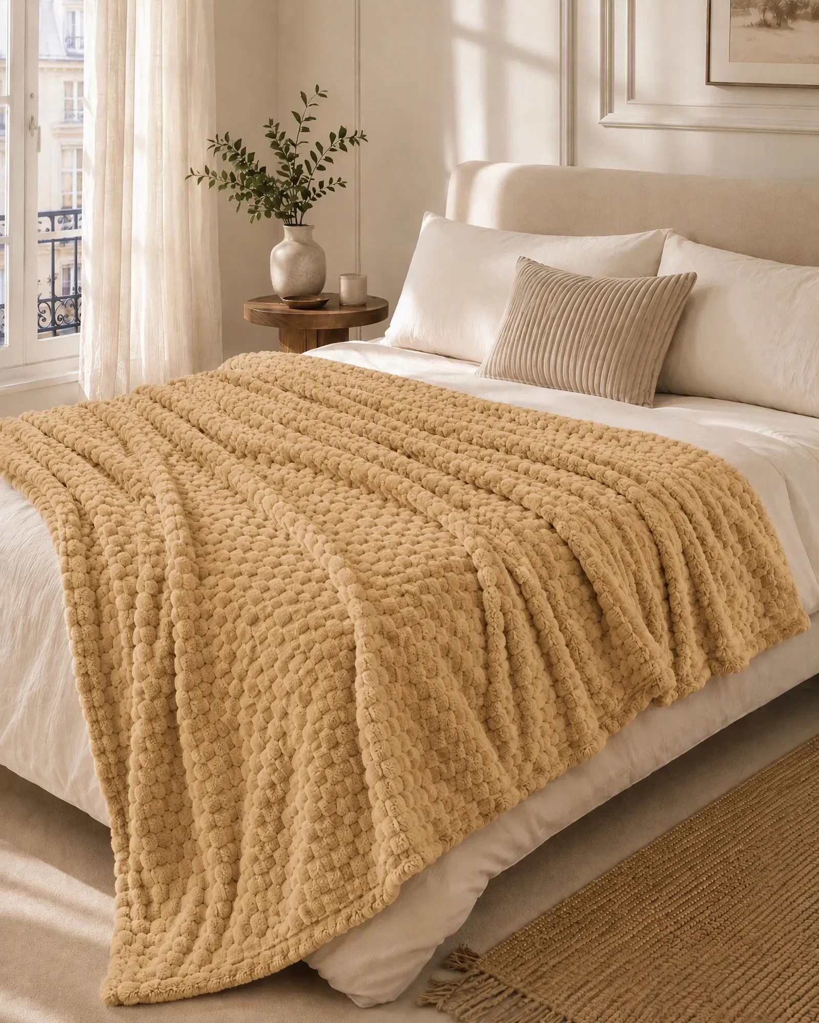 Good Nite Kuscheldecke, zweiseitige Wohndecke in 130×150 cm / 150×200 cm / 200×230 cm / 230×270 cm, weiche Flauschdecke, atmungsaktiv, waschmaschinenfest, fusselfrei, für Bett, Sofa und Stuhl