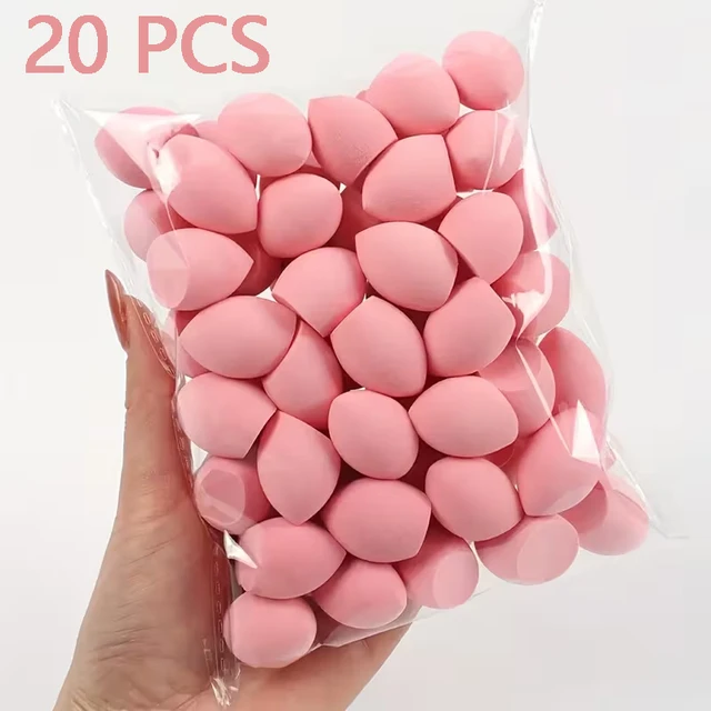 20-Piece Mini Makeup Sponge Set — Pink Makeup Sponges & Concealer Applicators — Perfect for Wet or Dry Concealing 4