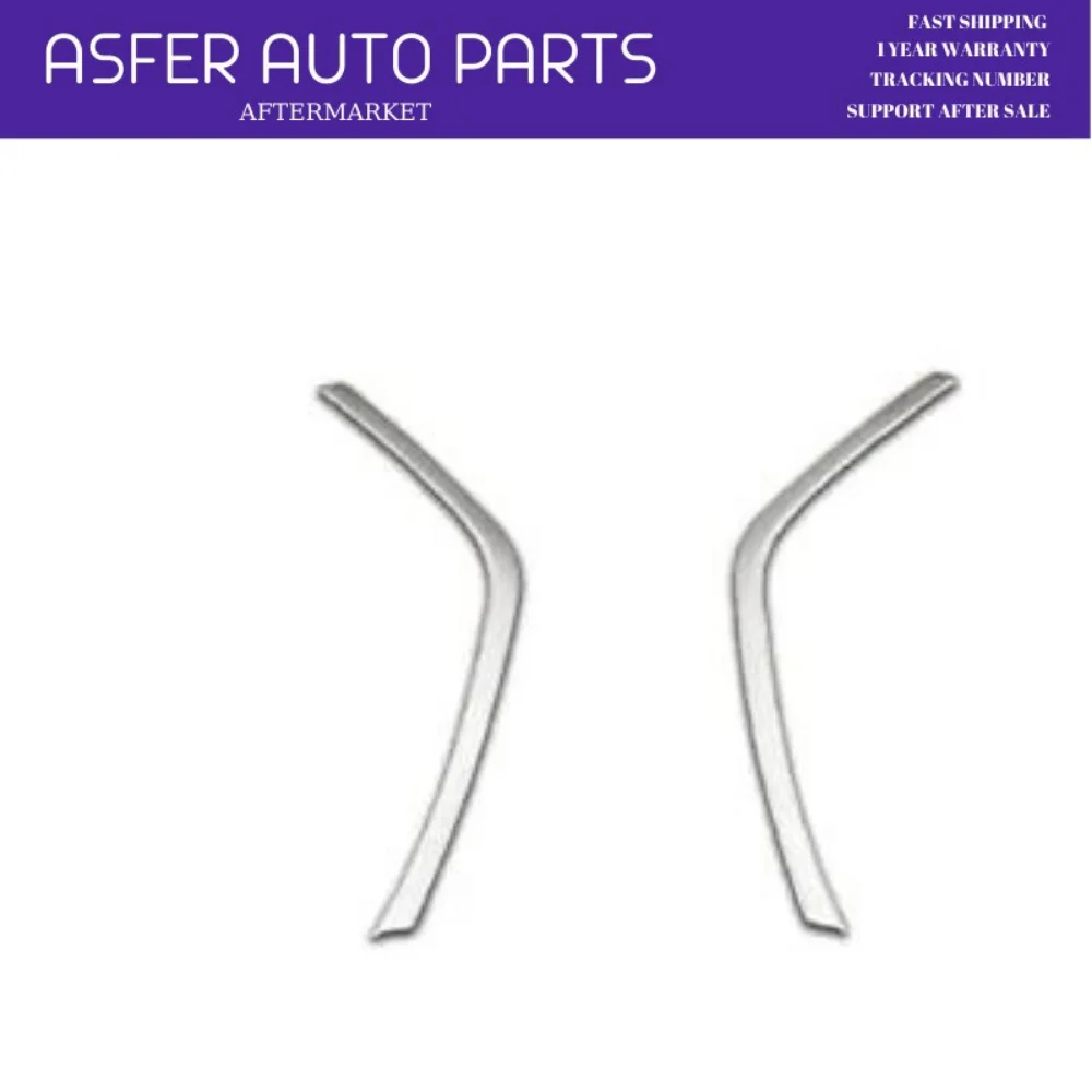Chrome Front Grille Streamer For Dacia Duster 2 Pieces High Quality Fast Shipping Car Accessory