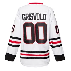 Clark Griswold #00 X-Mas Christmas Vacation Movie Hockey jersey Embroidery Stitched Mens street shirt