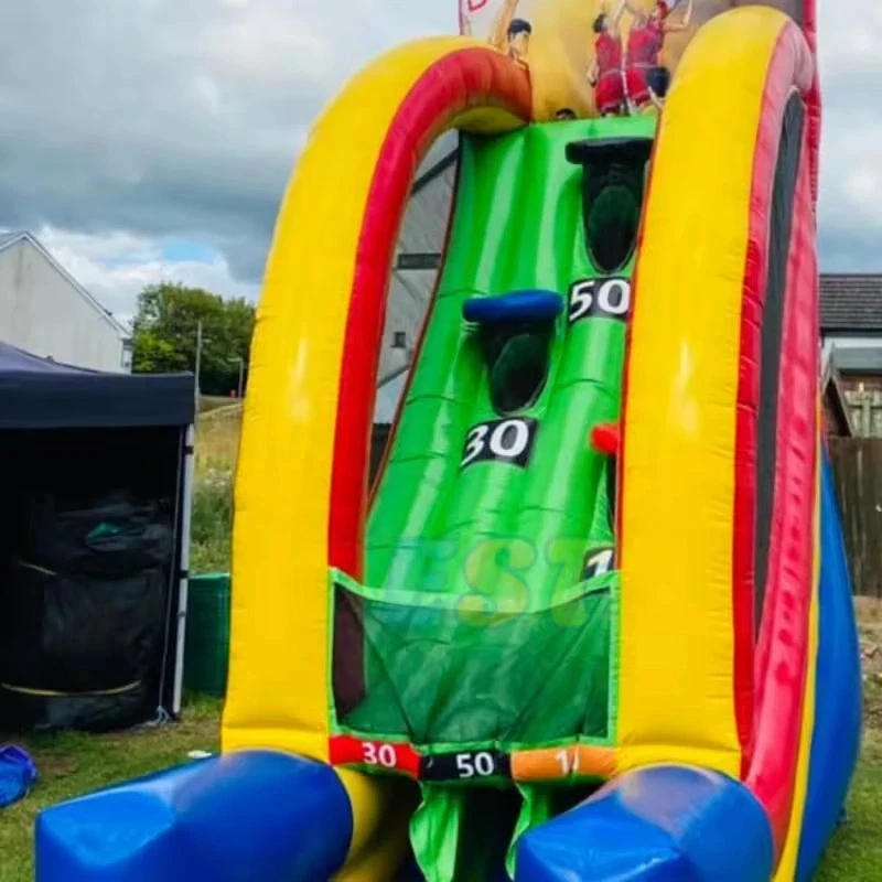 2.5x2x3m de haut Durable PVC gonflable basket-ball tirer gonflable cerceau de basket-ball jeu pour enfants adultes en plein air fête amusant