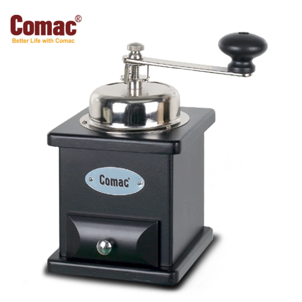 Comac Ceramic Conical Burr Coffee Grinder Black MC6 Hand Mill Coffee Mill Manual