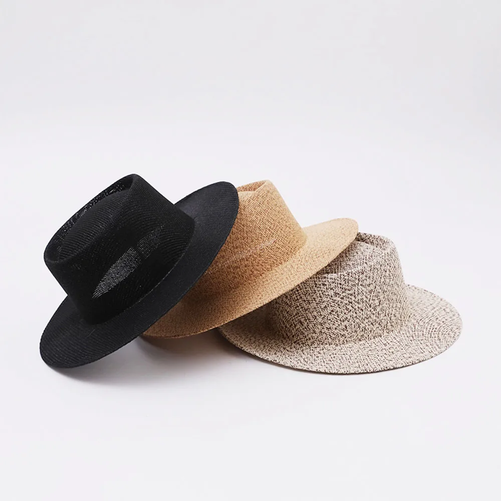 2026 flat top sun hat Delicate weaving Straw Hat woman straw hat summer Straw hats sun hats Women UV Protection hat seaside hat