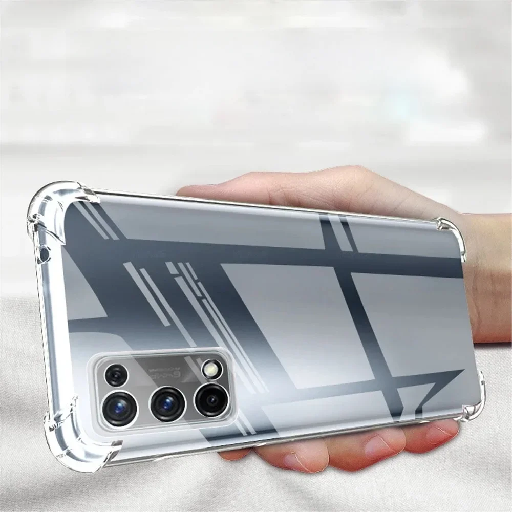 Capa de silicone transparente à prova de choque para oppo encontrar x 2 3 5 6 7 x2 x3 x5 x6 pro neo