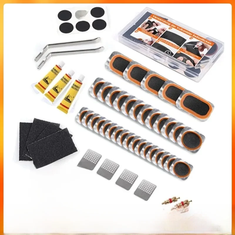 AliExpress Bicycle Flat Tire Repair Kit Portable Tyre Repair Rubber Patch Glue Set Quick Dry MTB Road Bike Inner Tube Puncture Patch Tools