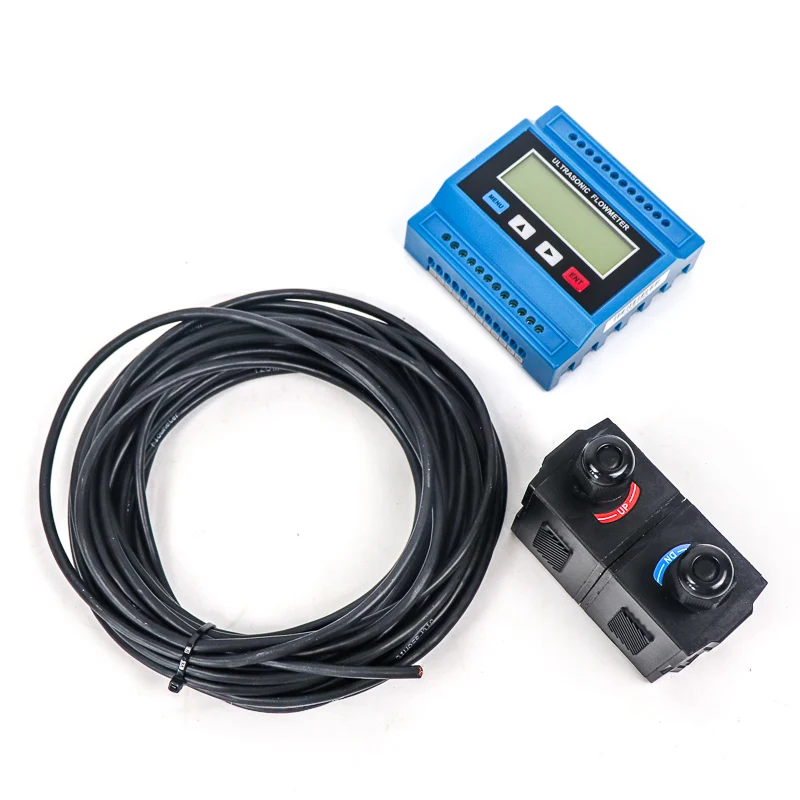 Non Contact Digital 4-20mA Modbus RS485 Modular Type Ultrasonic Flow Meter