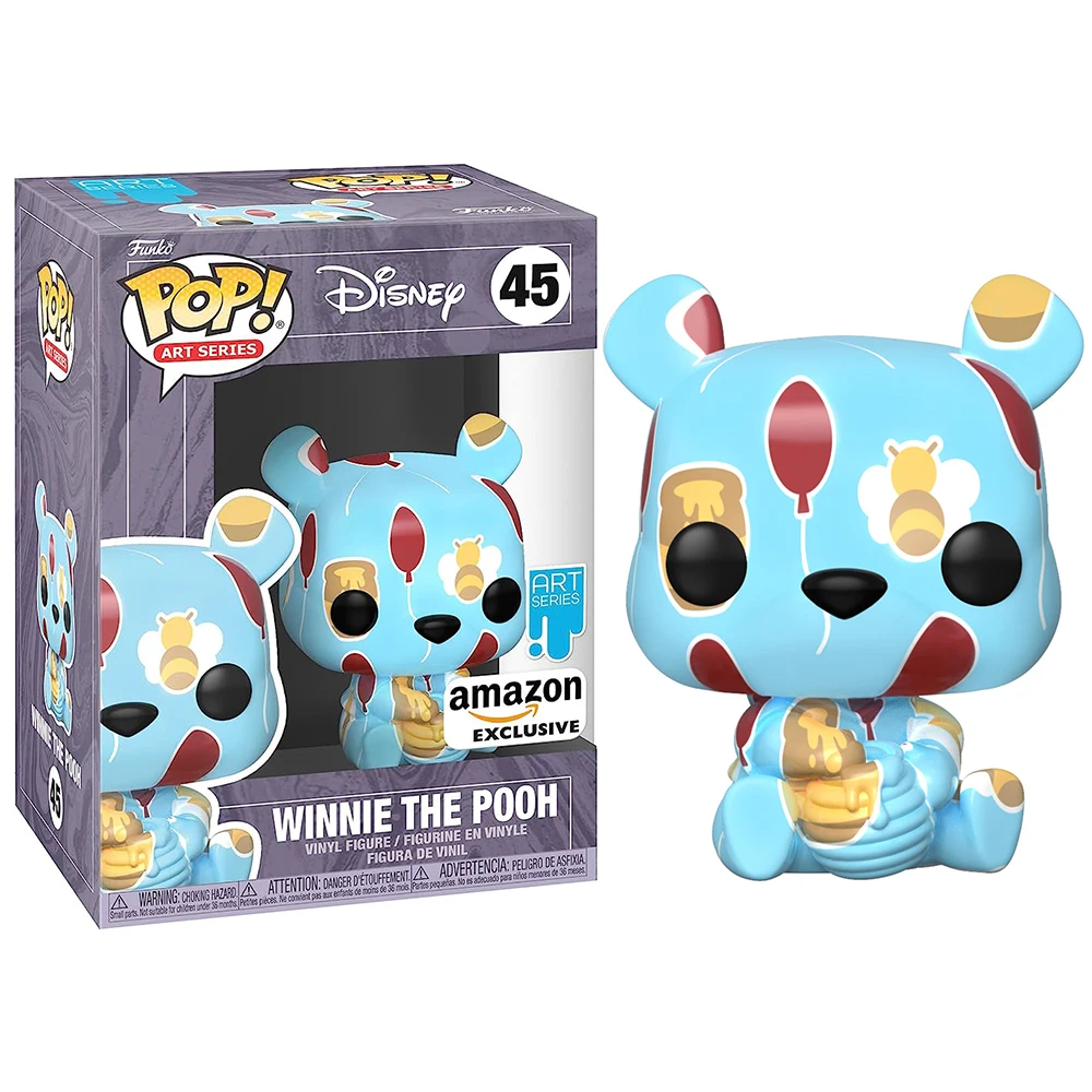 FUNKO POP! DISNEY - WINNIE THE POOH EXCLUSIVE ARTISTIC + PROTECTIVE BOX, 55679, Nº45, original, toys, boys, girls, gifts, collector, dolls, store, box, new, man, official license