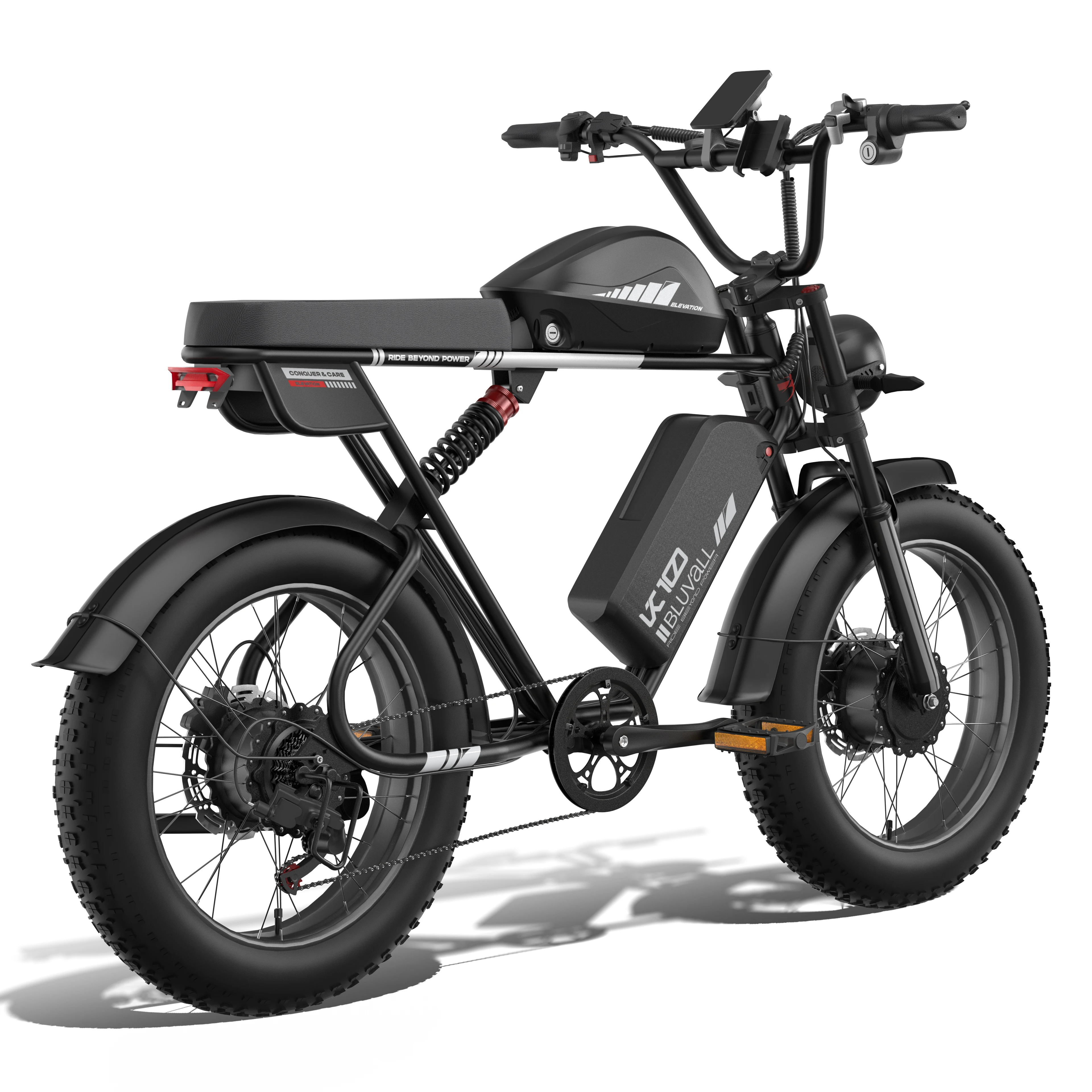 

Adult Electric Bike 20-Inch Puncture-Resistant Snow Tires 35 MPH Speed 100KM Range - Perfect Gift for Thanksgiving & Christmas