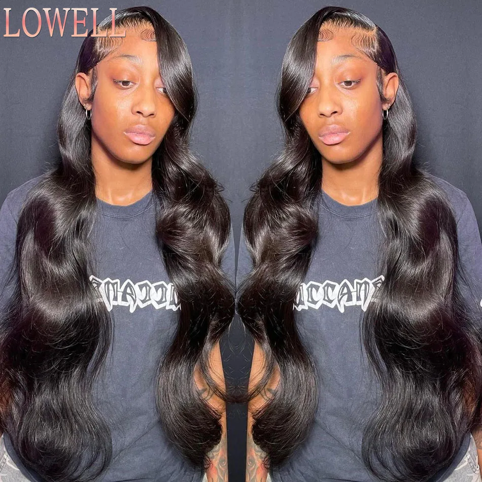 13x6 Body Wave Hd Transparent Lace Front Wigs 13X4 Lace Front 100% Human Hair Wigs for women 30 40 Inch Remy Brazilian Wig