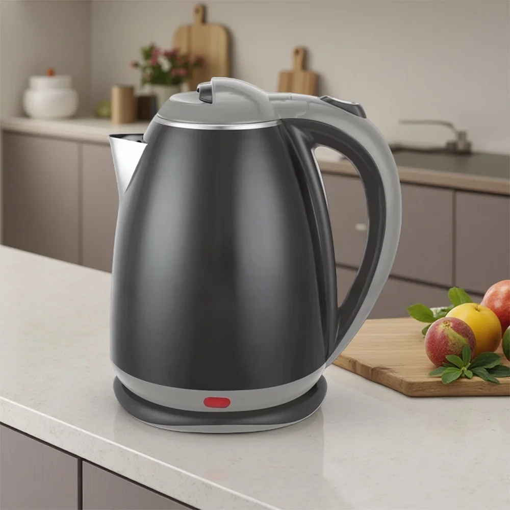 1.8L غلاية كهربائية المحمولة غلاية من الفولاذ المقاوم للصدأ صافرة غلاية الشاي القهوة وعاء حراري للمنزل المطبخ فندق مكتب السفر