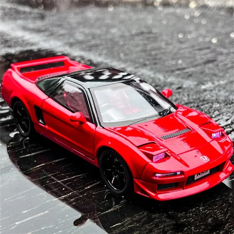 1:24 HONDA Acura NSX MK1 NA1 Alloy Sports Car Model Diecast Metal Classic Racing Car Vehicle Model Sound and Light Kids Toy Gift — 2