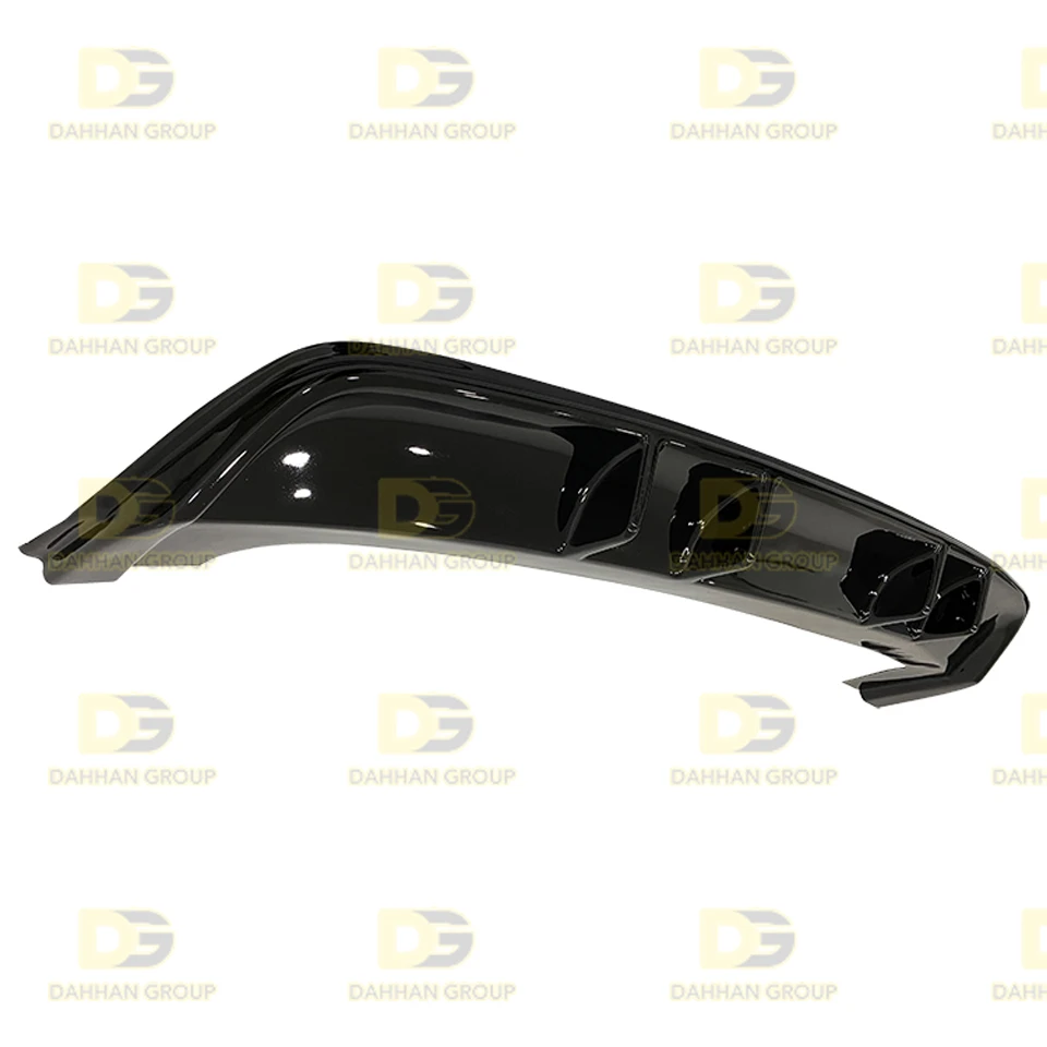 Seat Leon 2012 - 2016 MK3 FR Rear Diffuser Spoiler Without Exhaust Outputs Piano Gloss Black Surface Plastic Leon Cupra Kit