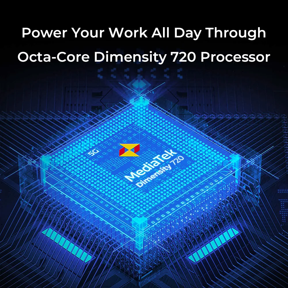 Oukitel RT7 TITAN 32000mAh 5G Rugged Tablets 10.1" FHD+ Display 12GB 256GB Android 13 Dimensity 720 Pad PC 33W Fast Charge