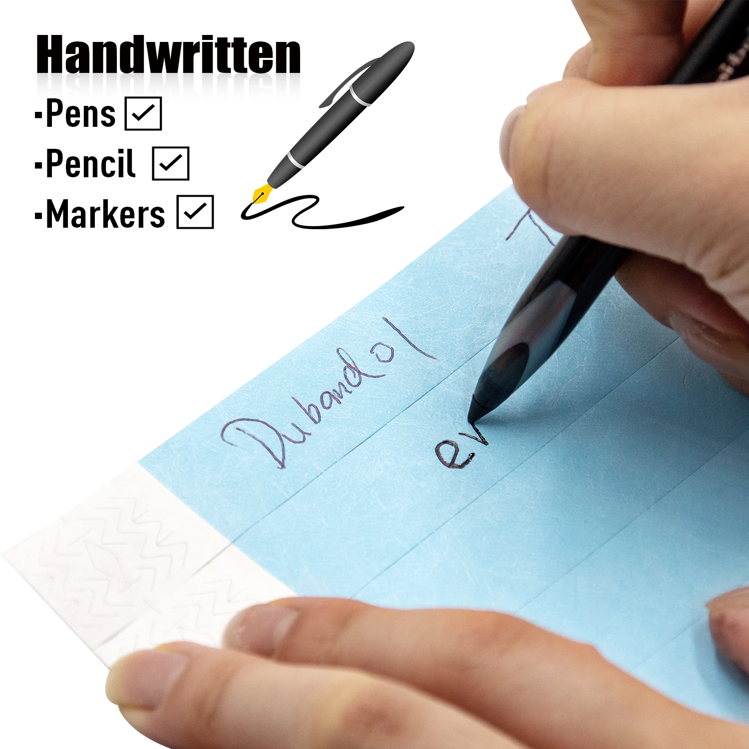 100pcs Mixed 10 Colors（Numbers 001 – 100）Multicolored Tyvek Bracelets Activity Ticket ldentification Band Waterproof