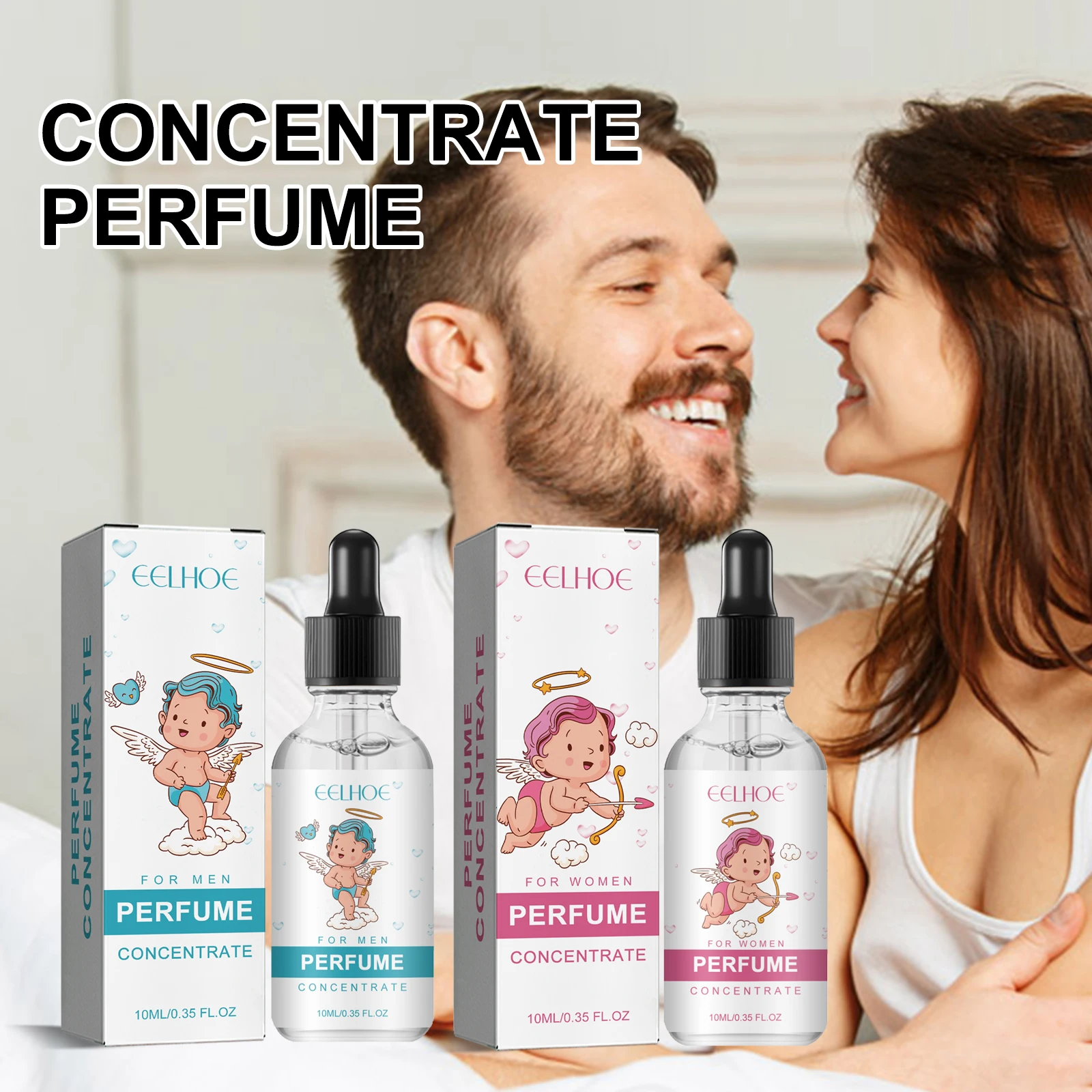 

10 мл концентрированных феромоновых духов EELHOE: элегантный портативный аромат для свиданий, универсальный и притягательный.