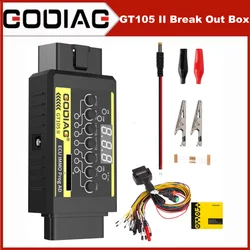 Godiah gt105 ii ecu immo prog ad obd2 quebrar caixa conector display tensão do veículo bateria do carro tensão inferior do que 11v alarme