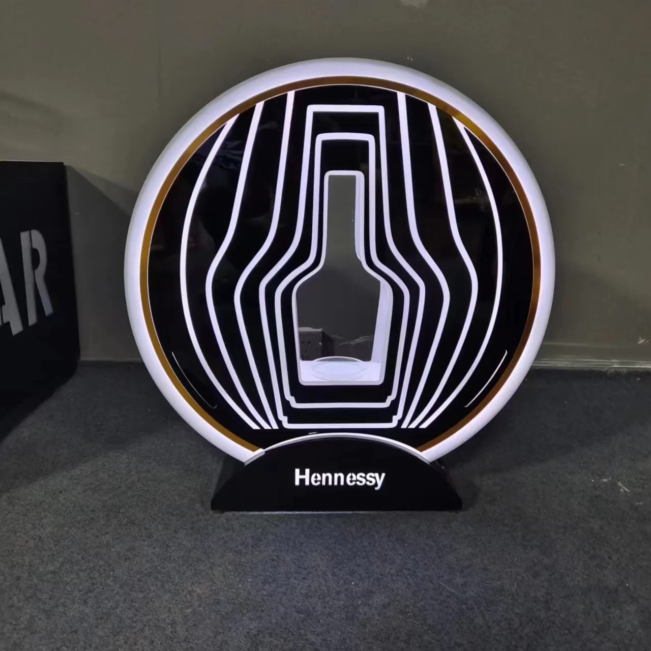 Apresentador Garrafa LED HENNESSY, GLORIFIER, cor cheia para Night Club