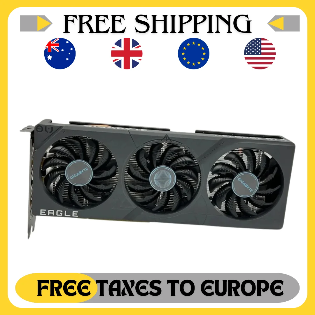2024 USED Gigabyte Eagle OC GeForce RTX 4060 8GB GDDR6 Graphics Card Used