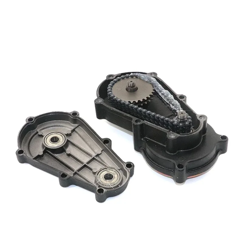 AliExpress XYY-Moto 47cc 49cc pocket bike Gearbox transmission gear box mini moto atv with Chain and Chain plate Sprocket 2 stroke engine part