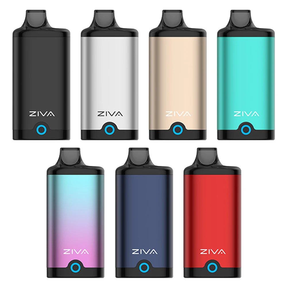 10 pçs/lote Original Yocan Ziva & Ziva Pro Vape Mod 650mAh Bateria Tela OLED Vape Pen Para 510 Cartucho Cigarro Eletrônico