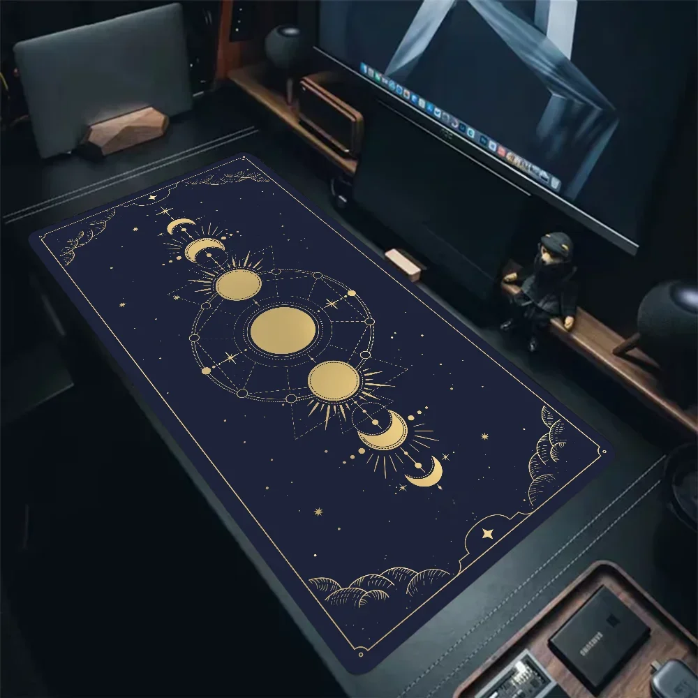 Magiczna karta podkładka pod mysz Tarot kolorowy komputer PC duży rozmiar wielkoformatowy wodoodporny druk HD klawiatura astrologiczna podkładka na biurko — zdjęcie produktu 7