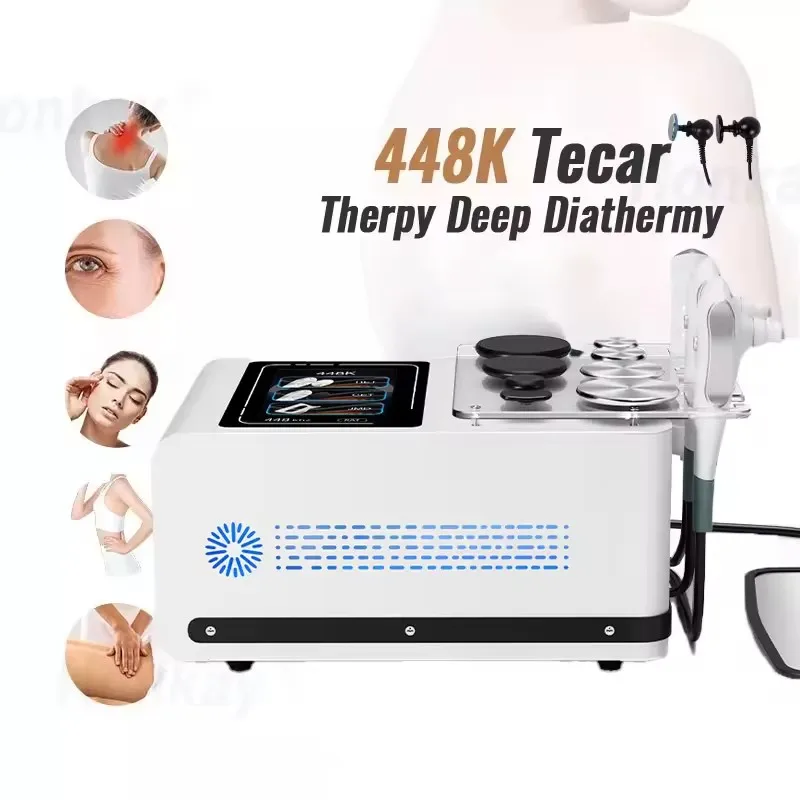 

448khz 3 in 1 Ret Cet Tecar Diathermy Therapy Back Pain Relief Rf Equipment Face Neck Lifting Body Slimming Machine